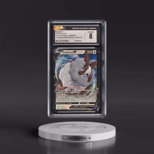 2017 Black Star Promos - Sword & Shield #SWSH049 Dubwool V - Holo Champion's Path Collection - Dubwo