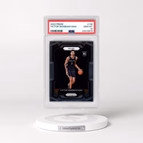 2023 Panini Prizm #136 Victor Wembanyama (PSA 10 GEM MINT)
