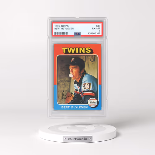 1975 Topps #30 Bert Blyleven (PSA 6 EX-MT)