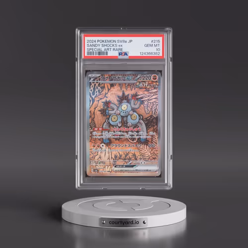 2024 Pokémon Sv8a-Terastal Fest EX #215 Sandy Shocks EX - Holo Special Art Rare (PSA 10 GEM MINT)