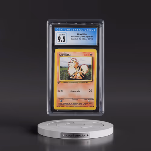 1999 Base Set #28/102 Growlithe - 1st Edition (CGC 10 GEM MINT)
