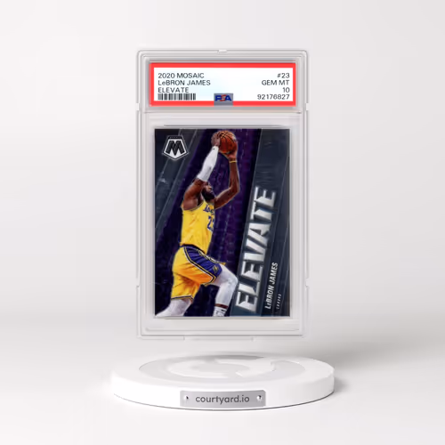 2020 Panini Mosaic Elevate #23 LeBron James (PSA 10 GEM MINT)