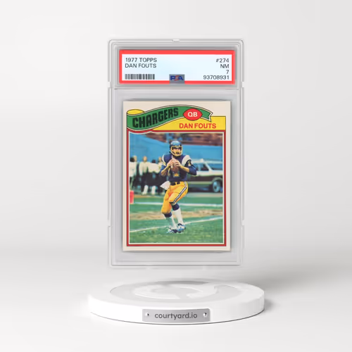 1977 Topps #274 Dan Fouts (PSA 7 NM)