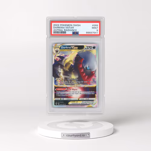 2022 Pokémon Sword & Shield Astral Radiance #099 Darkrai Vstar (PSA 9 MINT)
