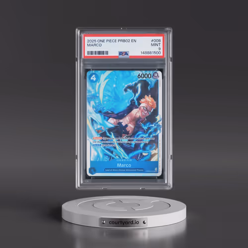 2025 One Piece PRB02-Premium Booster -One Piece Card the Best- Vol.2 #008 Marco (PSA 9 MINT)