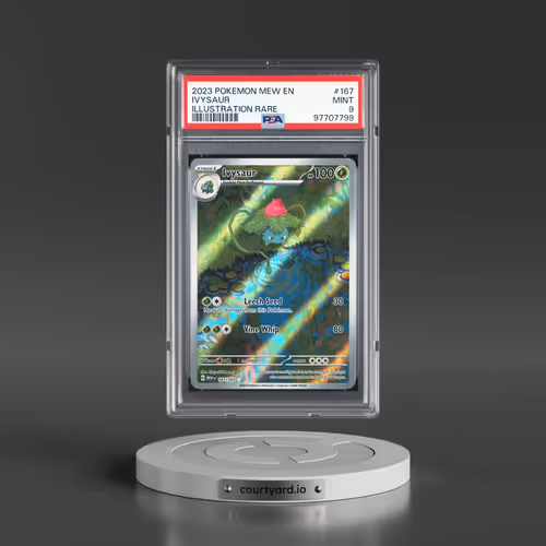 2023 Pokémon Mew EN-151 #167 Ivysaur - Illustration Rare (PSA 9 MINT)
