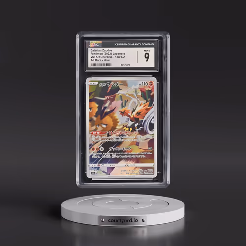 2022 VSTAR Universe #188/172 Galarian Zapdos - Art Rare Holo (CGC 9 MINT)