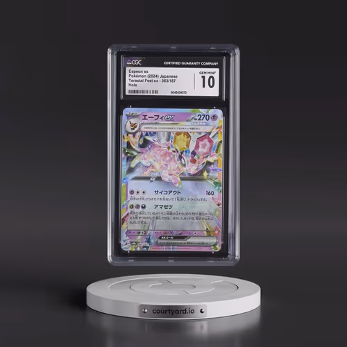 2024 Pokémon Sv8a-Terastal Fest EX #063 Espeon EX - Holo (CGC 10 GEM MINT)
