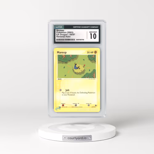 2003 EX Dragon #64 Mareep - Holo e-Card Symbol (CGC 10 GEM MINT)