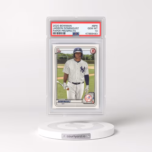 2020 Bowman Paper Prospects #BP8 Jasson Dominguez (PSA 10 GEM MINT)