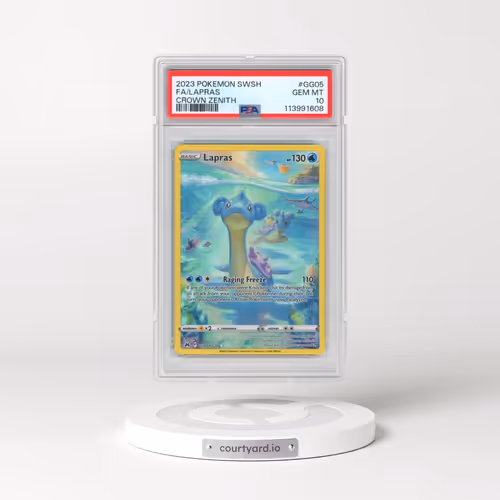 2023 Pokémon Sword and Shield Crown Zenith #GG05 Lapras - Full Art (PSA 10 GEM MINT)