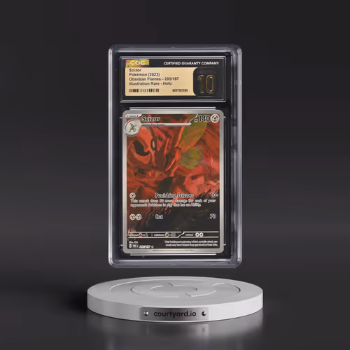 2023 Obsidian Flames - OBF EN #205/197 Scizor - Illustration Rare Holo (CGC 10 PRISTINE)