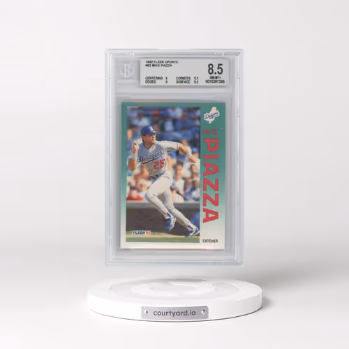 1992 Fleer Update #U-92 Mike Piazza (BGS 8.5 NM-MT+)