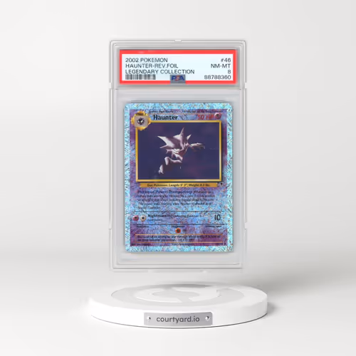 2002 Pokémon Legendary Collection #46 Haunter - Reverse Foil (PSA 8 NM-MT)