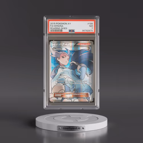 2015 Pokémon XY Roaring Skies #108 Winona - Full Art (PSA 7 NM)