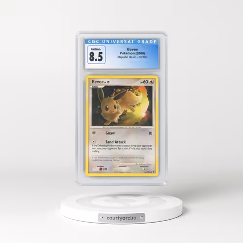 2008 Majestic Dawn #63/100 Eevee (CGC 8.5 NM-MT+)