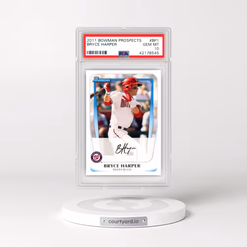 2011 Bowman Prospects #BP1 Bryce Harper (PSA 10 GEM MINT)
