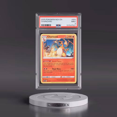 2025 Pokémon M24 EN-Mcdonald's Collection #001 Charizard (PSA 9 MINT)