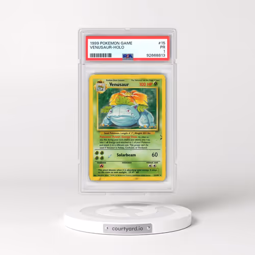 1999 Pokémon Game #15 Venusaur - Holo (PSA 1 PR)