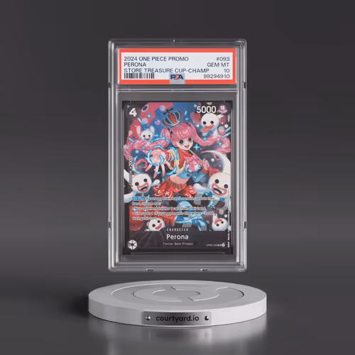 2024 One Piece Promos #093 Perona - Store Treasure Cup-Champion (PSA 10 GEM MINT)