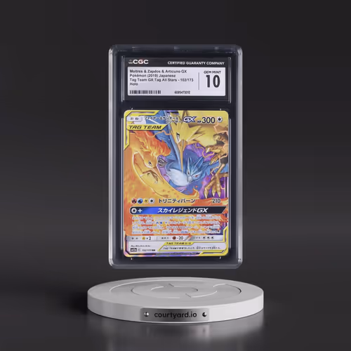 2019 Tag Team GX: Tag All Stars #102/173 Moltres & Zapdos & Articuno GX - Holo (CGC 10 GEM MINT)