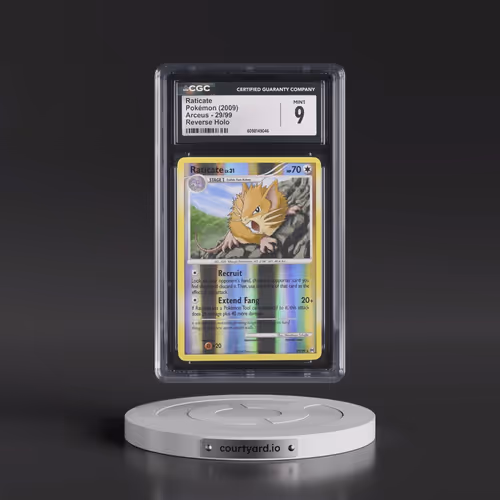 2009 Arceus #29/99 Raticate - Reverse Holo (CGC 9 MINT)