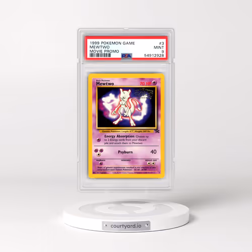 1999 Pokémon Game Movie #3 Mewtwo - Movie Promo (PSA 9 MINT)
