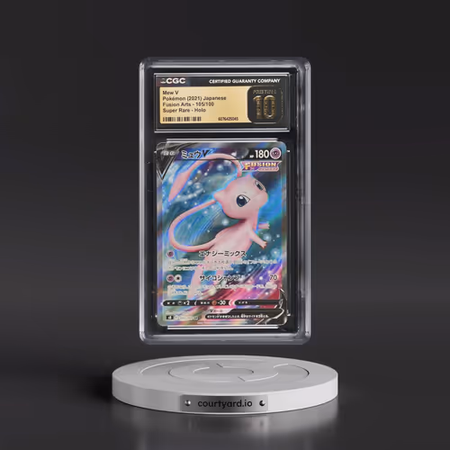 2021 Pokémon Sword & Shield Fusion Arts #105 Mew V - Holo Full Art (CGC 10 PRISTINE)