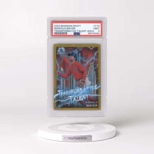 2023 Bowman Draft Transformative Talent #TT6 Marcelo Mayer - Gold Refractor (PSA 9 MINT)