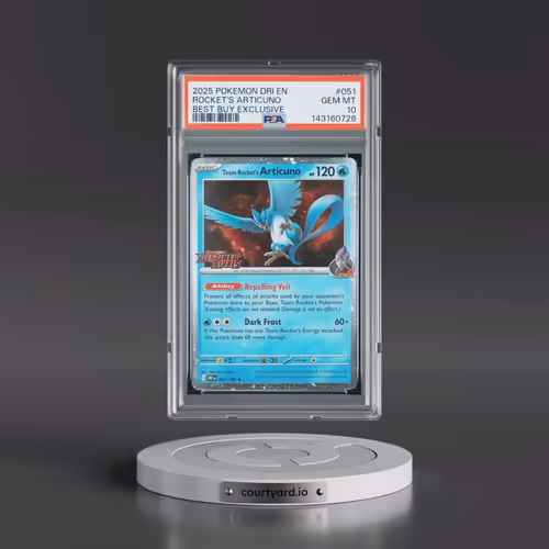2025 Pokémon Dri EN-Destined Rivals #051 Team Rocket's Articuno - Best Buy Exclusive (PSA 10 GEM MIN