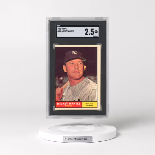 1961 Topps #300 Mickey Mantle (SGC 2.5 GOOD+)