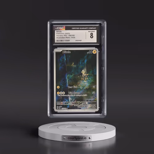 2023 Paradox Rift - PAR EN #195/182 Blitzle - Illustration Rare Holo (CGC 8 NM-MT)
