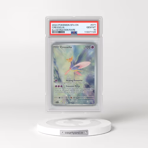 2024 Pokémon Sfa EN-Shrouded Fable #071 Cresselia - Illustration Rare (PSA 10 GEM MINT)