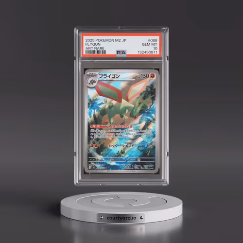 2025 Pokémon M2-Inferno X #088 Flygon - Art Rare (PSA 10 GEM MINT)