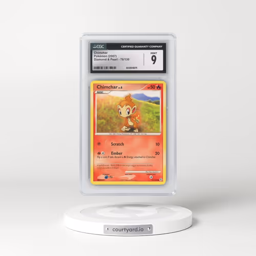 2007 Diamond & Pearl #76/130 Chimchar (CGC 9 MINT)