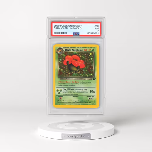 2000 Pokémon Rocket #13 Dark Vileplume - Holo (PSA 7 NM)