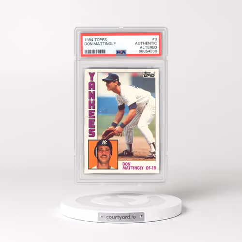 1984 Topps #8 Don Mattingly (PSA auth)