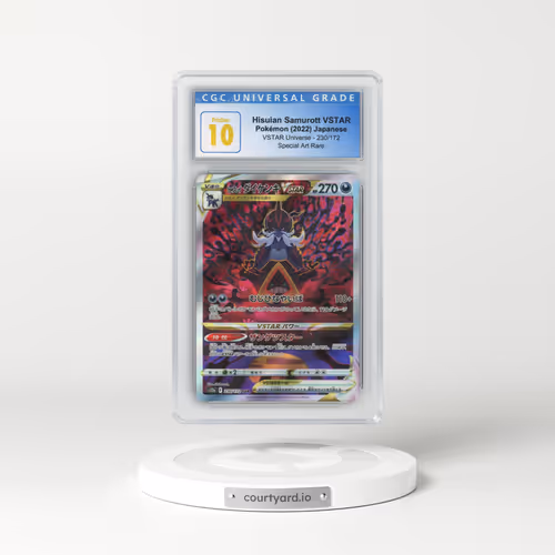 2022 VSTAR Universe #230/172 Hisuian Samurott VSTAR - Holo Special Art Rare (CGC 10 PRISTINE)