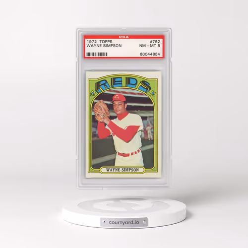 1972 Topps #762 Wayne Simpson (PSA 8 NM-MT)