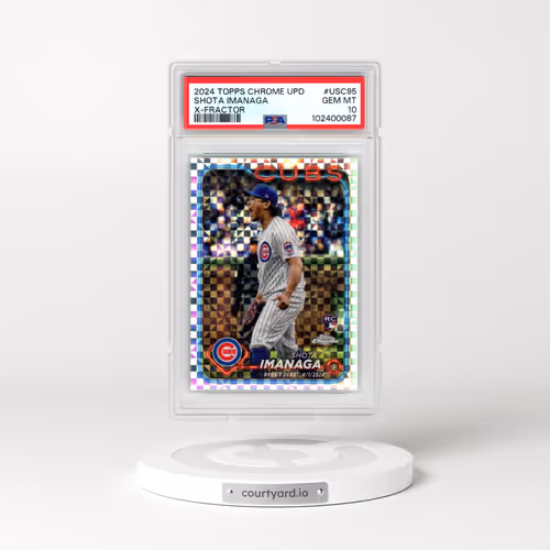 2024 Topps Chrome Update #USC95 Shota Imanaga - X-Fractor (PSA 10 GEM MINT)