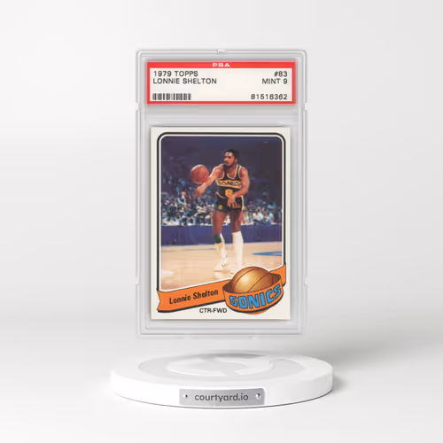 1979 Topps #83 Lonnie Shelton (PSA 9 MINT)