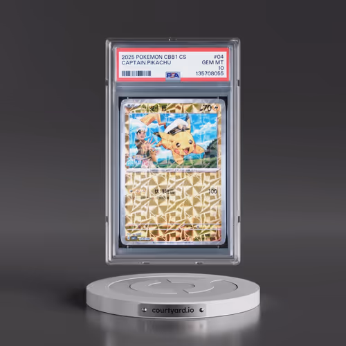 2025 Pokémon Simplified CBB1 C-Gem Pack Vol 1 #04 Captain Pikachu (PSA 10 GEM MINT)