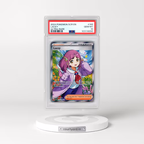 2024 Pokémon Scr EN-Stellar Crown #166 Lacey - Ultra Rare (PSA 10 GEM MINT)