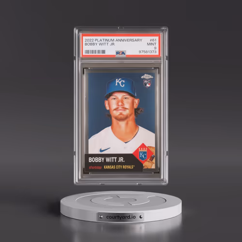 2022 Topps Chrome Platinum Anniversary #61 Bobby Witt Jr. (PSA 9 MINT)