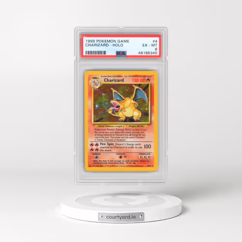 1999 Pokémon Game #4 Charizard - Holo (PSA 6 EX-MT)