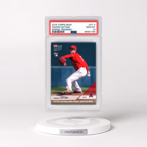 2018 Topps Now Spring Training #ST-4 Shohei Ohtani (PSA 10 GEM MINT)