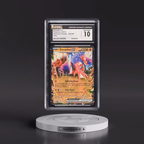 2023 Obsidian Flames - OBF EN #124/197 Koraidon ex - Holo (CGC 10 GEM MINT)