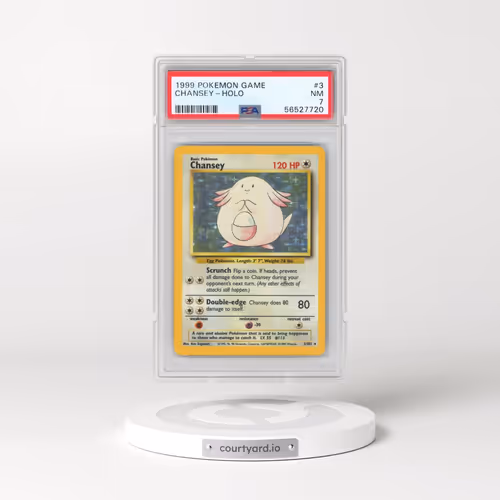 1999 Pokémon Game #3 Chansey - Holo (PSA 7 NM)