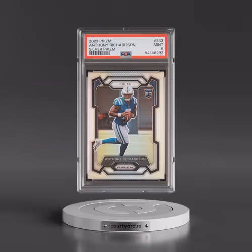 2023 Panini Prizm #343 Anthony Richardson - Silver Prizm (PSA 9 MINT)