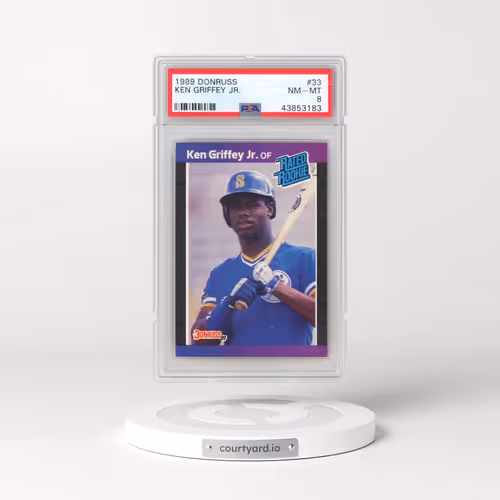 1989 Donruss #33 Ken Griffey Jr (PSA 8 NM-MT)